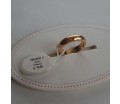 FEDE CLASSICA UNOAERRE IN ORO GIALLO MASSICCIO 10 GRAMMI ANELLO VERA NUZIALE MATRIMONIO