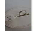 FEDE CLASSICA FRANCESINA UNOAERRE IN ORO BIANCO 4 GRAMMI ANELLO VERA NUZIALE MATRIMONIO