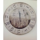 orologio da parete muro vintage new york statua libertà antichizzato tipo legno