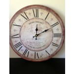 orologio da parete muro vintage antichizzato tipo legno